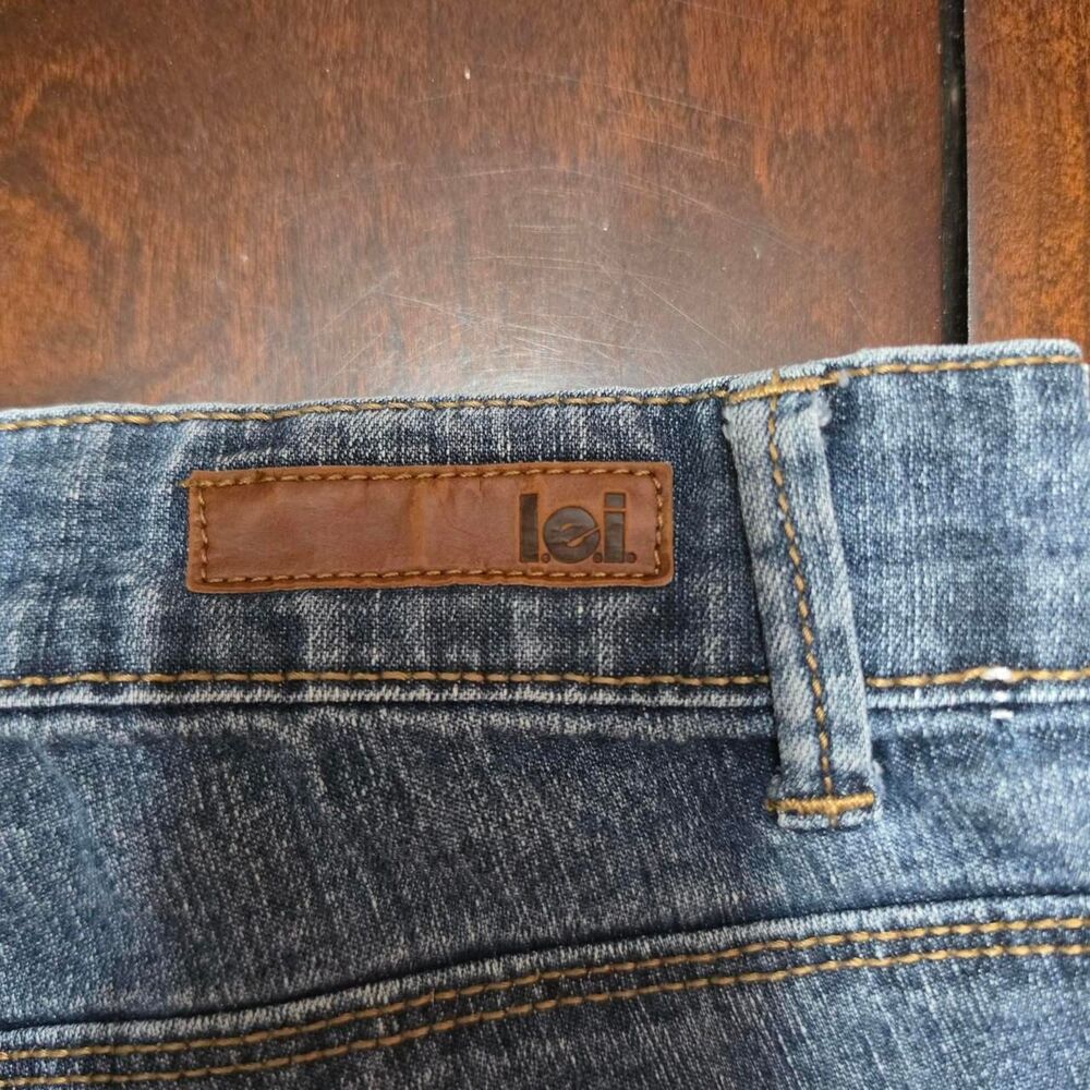 L.e.i. Denim Buttonfly Shorts - Y2k - Picture 5 of 5
